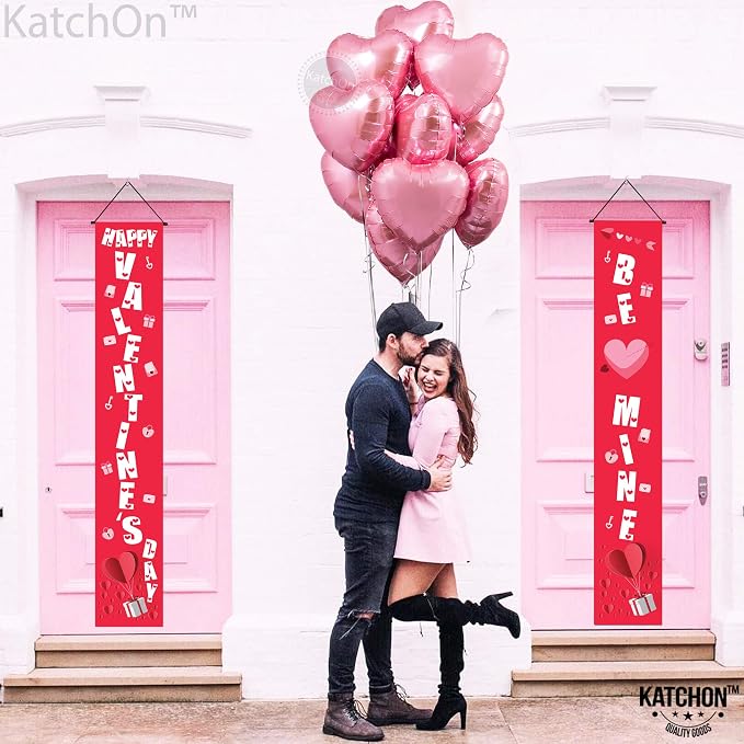 KatchOn Pink Heart Balloons 18 Inch, Light Pink Pride Month Decorations - Image 8