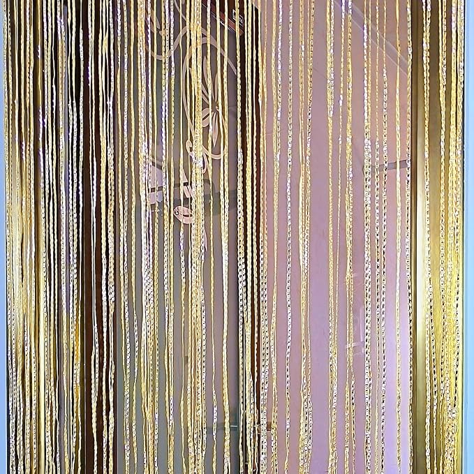 Home Decor Sequin Curtain for Doorway, Door String Curtains, 39x79 inch Closet - Image 5