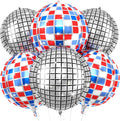 6pcs 22 Inch Colorful Disco Ball Balloons by Paready