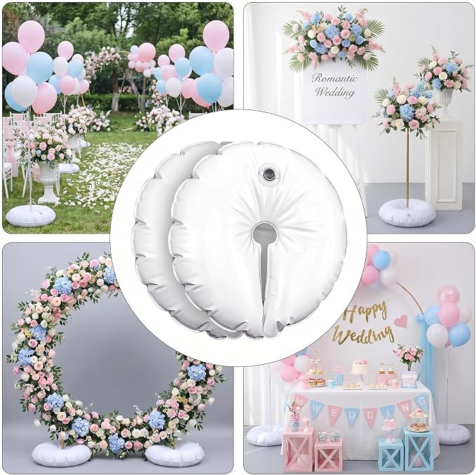 Water Weight Bags for Balloon Arch 2Pcs U-Shaped Reusable Water Fillable Base - Image 7