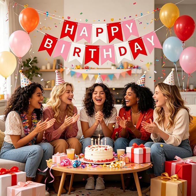 Happy Birthday Banner Birthday Party Supplies - Image 4
