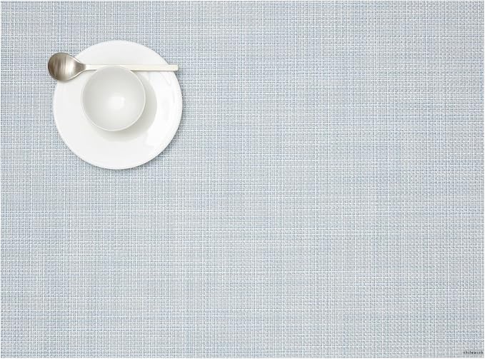 Chilewich Mini Basketweave Placemats, Woven Rectangle Placemats Set of 4 | Easy by Chilewich