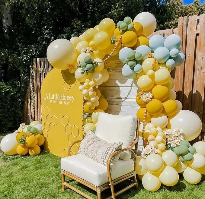 Yellow Balloons, Birthday Decoration, Wedding Party, Baby Shower Decorations - Image 5
