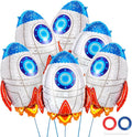 6 Pcs Rocket Balloons for Kids by YOTHORN