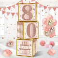 Guiruiy 3Pcs 80th Birthday Decorations Balloon Gift Boxes by Guiruiy