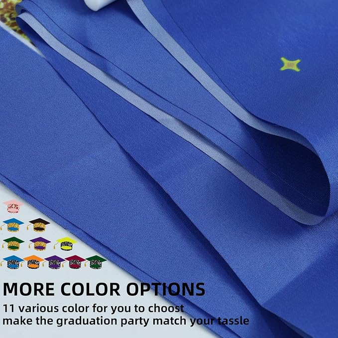 Graduation Decorations 2026 Banner Porch Sign Blue Gold - Image 6