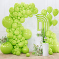 PartyWoo Lime Balloons 152pcs Green Light Green Color 18 12 10 5 Inch | Balloons by PartyWoo