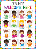 Feeling Chart for Kids, Emotion Poster by VANTASII