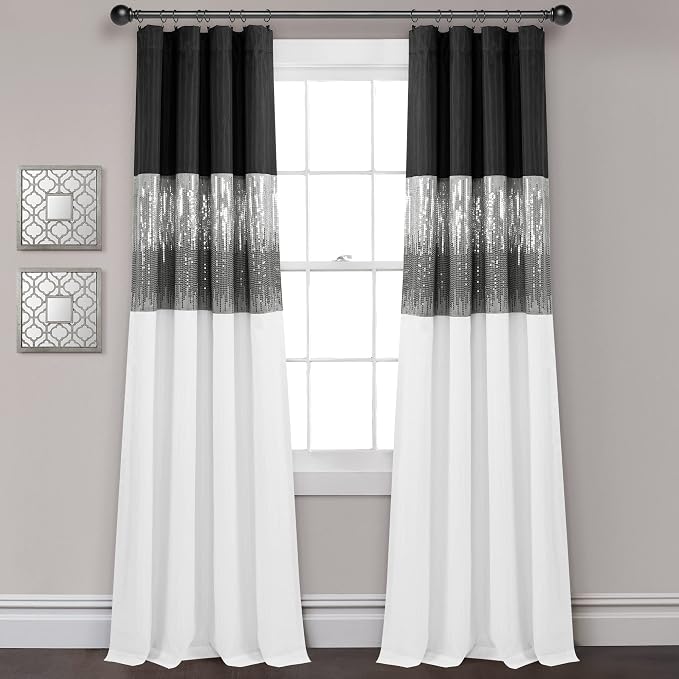 Lush Decor Night Sky 100% Blackout Window Curtain Panel Single 42"W x 84"L by LushDecor