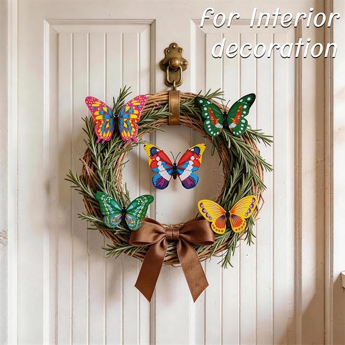 30PCS Luminous Butterfly Garden Decor Butterfly Stakes - Image 6