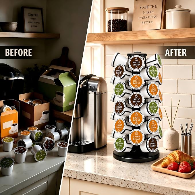 Coffee Pod Holder for 40 Pods, K Cup Holder Organizer - Image 5