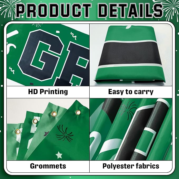 2026 Graduation Yard Sign, Large Congrats Grad Yard Banner Class of 2026 Banner - Image 5