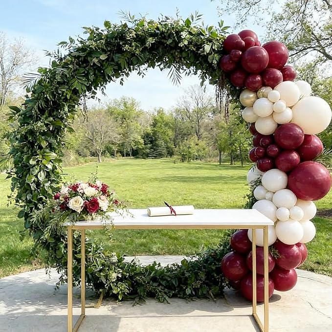 50pcs 12 Inch Burgundy Latex Party Balloons | Premium Maroon Balloons - Image 6