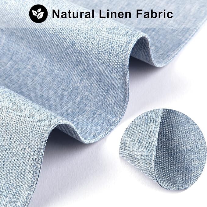 Cloth Placemats Set of 6, Cotton Linen Blend Machine Washable Durable Linen - Image 3