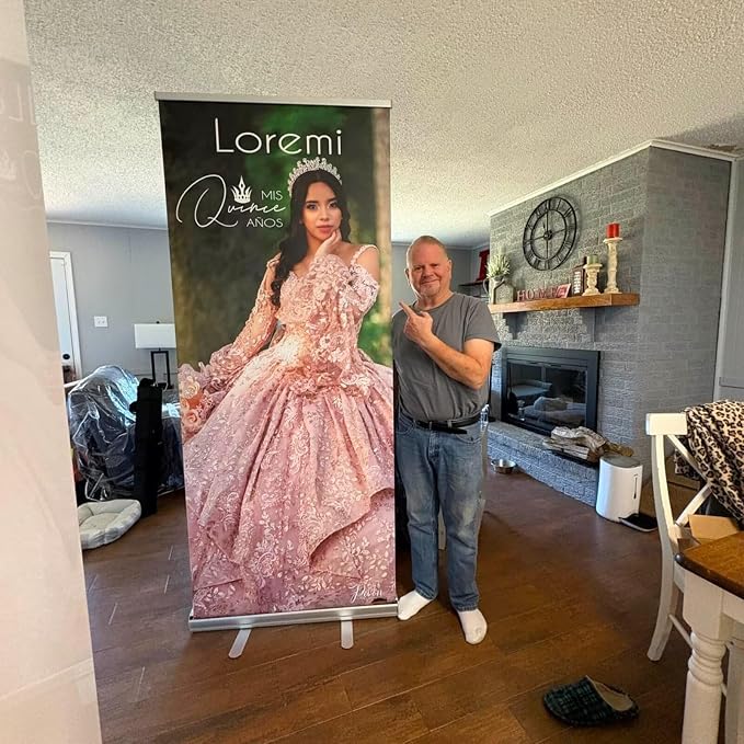 Custom Retractable Banner with Aluminum Silver Stand – Ready in 1 Day, - Image 2
