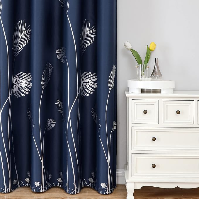 Window Blackout Curtains 63 Inch Long, 2 Panels - Image 2