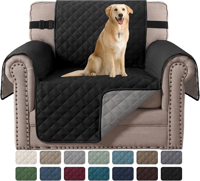 H.VERSAILTEX Reversible Chair Covers Water Repellent Chair Slipcover by HVERSAILTEX