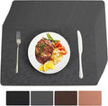 Vinyl Placemats Set of 12 Heat Resistant Easy Clean Non-Slip Place Mats by BxzanDya-LifeSmartMaker