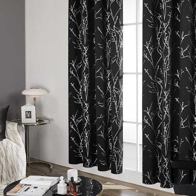 Deconovo Living Room Curtains 84 Inches Long, Thermal Insulated, Room Darkening - Image 4