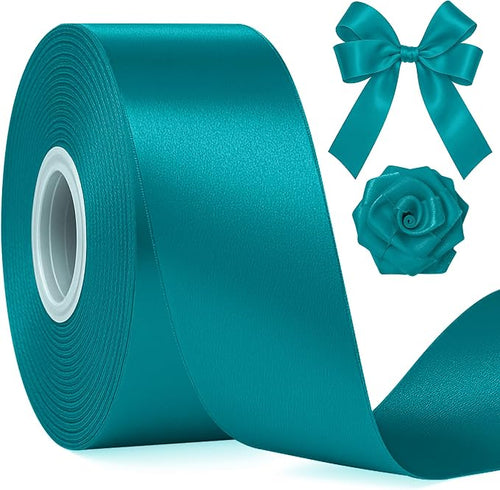 1 1/2In 30Yards Teal Ribbon for Gift Wrapping Birthday Graduate Christmas | by Fullive