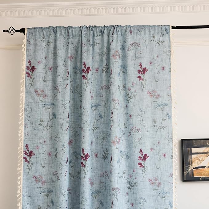 ENJOYBRIDAL Floral 96 Inch Curtains - Image 2