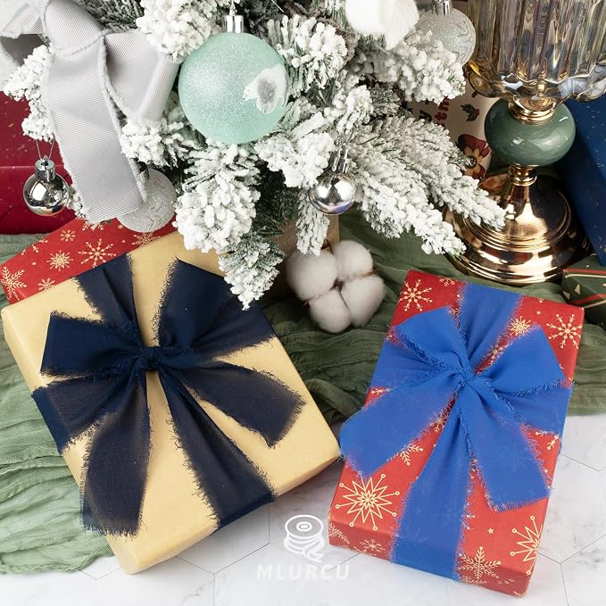 Handmade Fringe Chiffon Silk Ribbon - Image 7