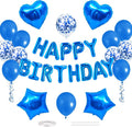CANREVEL Happy Birthday Banner Decoration + 30pcs Star Balloons, by CANREVEL