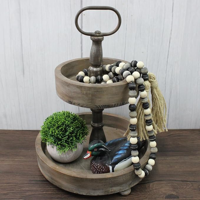 CVHOMEDECO. Wood Beads Garland - Image 3