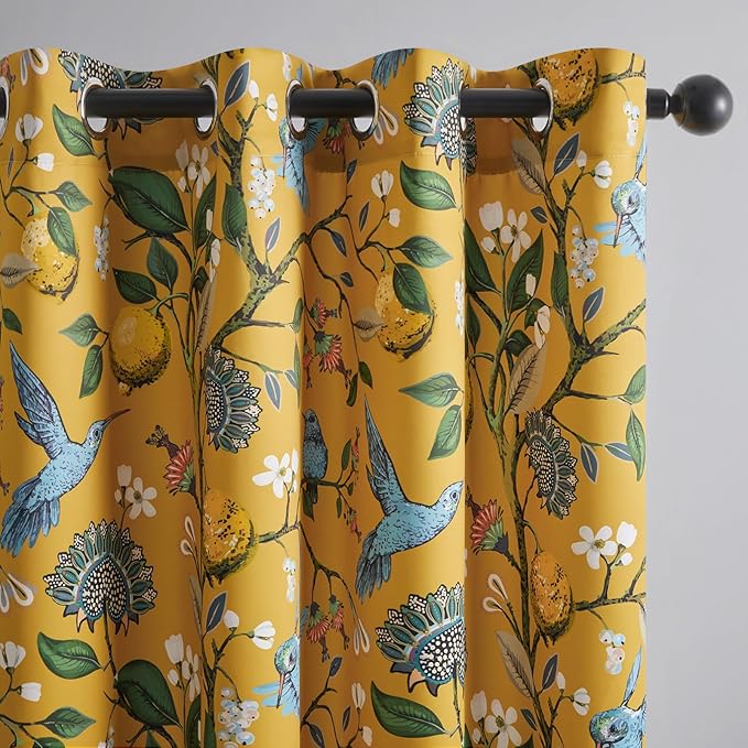 Topfinel Mustard Yellow Blackout Valances Curtains 18 Inches Long Farmhouse - Image 4