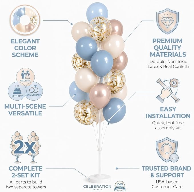 HIINS Balloon Column Kit Set of 2 - Image 3