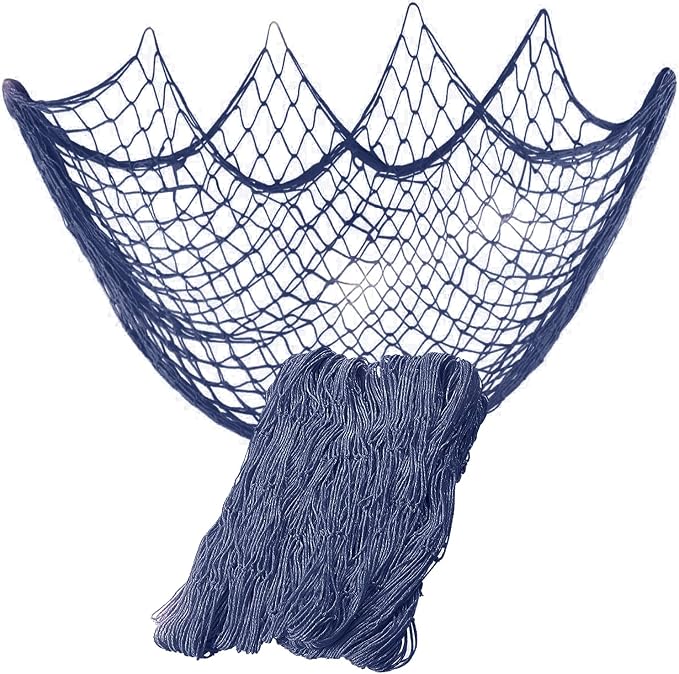 79 x 59 inch Nature Fish Net Wall Decoration by Rosoz