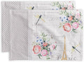 Maison d' Hermine Placemats Set of 2 Reusable 100% Cotton | Cloth Place Mats by MaisondHermine