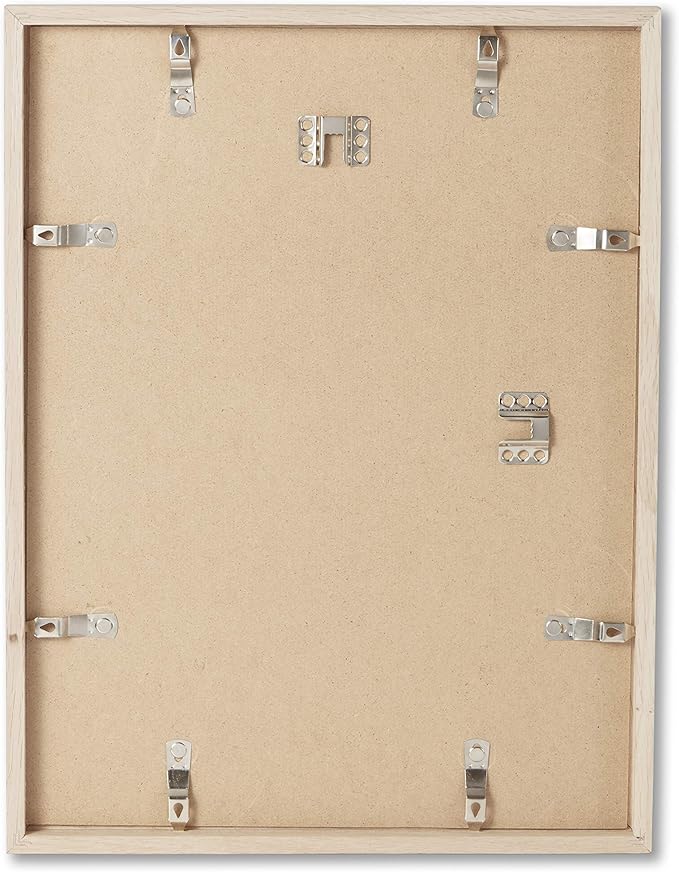 Opposite Wall - 50x70 cm - Natural Oak Wood Picture Frame - Lightweight, Versatile & Shatterproof - Wall Hanging Photo or Poster Frame - 19 3/4 x 27 1/2 in - 2 Pack