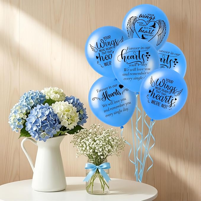 60 Pcs Memorial Balloons 12 Inch Latex Balloons - Image 3