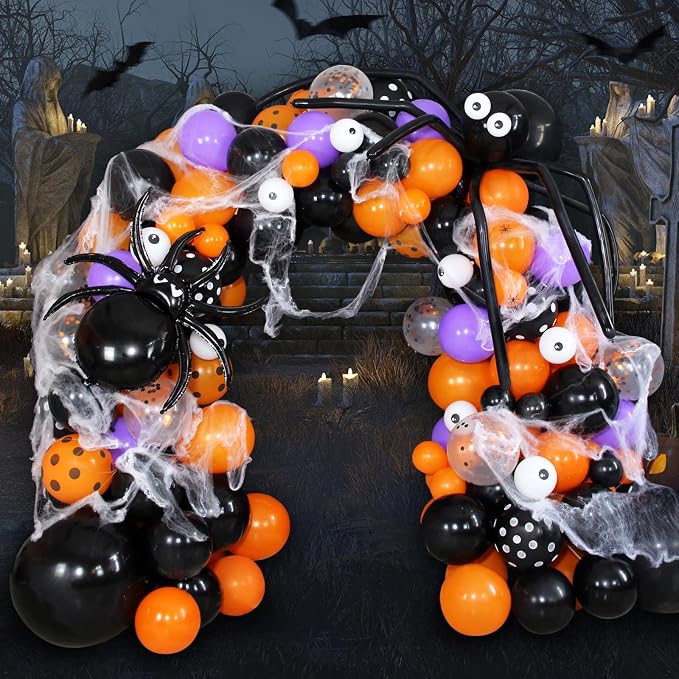 Orange Balloons 100 Pack 12 inch Thicken Latex Halloween Balloons Orange Round - Image 6