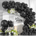 114pcs Black Latex Balloon, 18 12 10 5 Inch Different Sizes | Balloons by ZizasAry