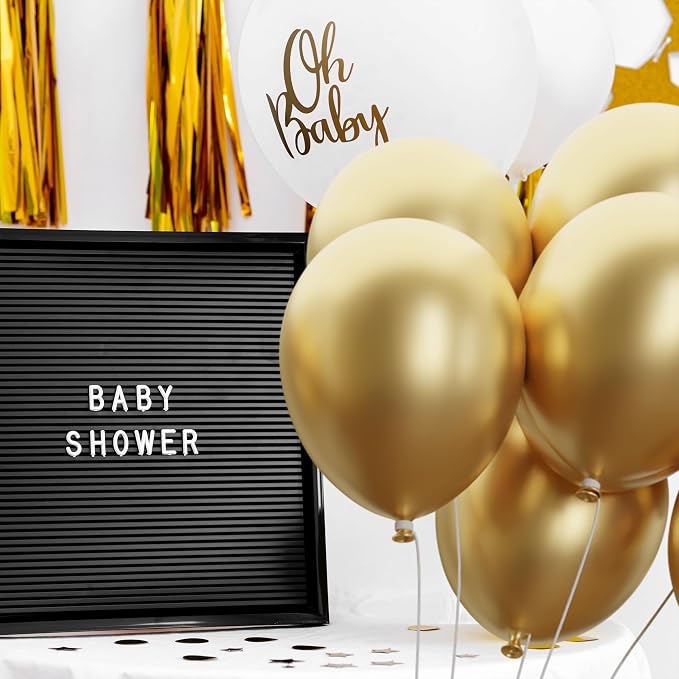 Mr. Pen- Metallic Balloons, 12 Inch, 100 Pack | Latex Metallic Gold Balloons - Image 5
