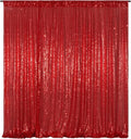 Poise3EHome Red Sequin Backdrop, 20Ft x 10Ft Glitter Photography Background by Poise3EHome