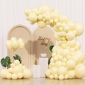Pastel Yellow Balloons 145pcs Different Sizes 18 12 10 5 Inches Light Yellow by Unknown