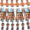 Bleu Reign Custom Hanging Face Banner – Personalized Photo Party Decor | We by Bleureign