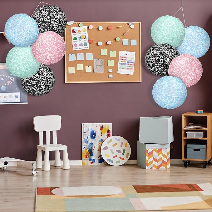 Baquler 12 Pcs Composition Notebook Hanging Lanterns Party Decorations - Image 5