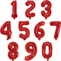 16 Inch Foil Mylar Number Balloons 0-9 by YPSelected
