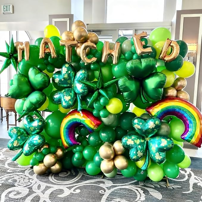 Green Balloon Arch Kit, Summer Party, St. Patrick's Day Decoration - Image 5