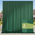 30ft x 10ft Wrinkle Free Hunter Green Backdrop Curtains by ENJOYYOURPARTY