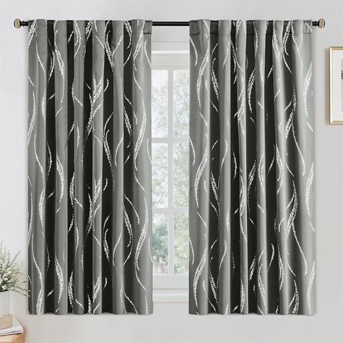 Yakamok Grey Light Blocking Curtains by Yakamok