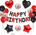 CANREVEL Happy Birthday Banner Decoration + 30pcs Star Balloons, by CANREVEL