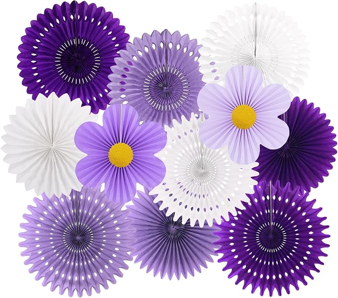 zilue Paper Fans Party Decorations Paper Flowers Decorations by zilue