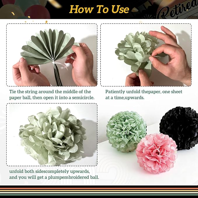 51Pcs Retirement Party Decorations - Image 7