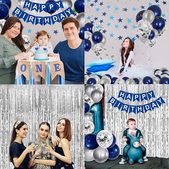 Birthday Decorations for Men, Happy Birthday Balloons for Party Decor Suit For - Image 7