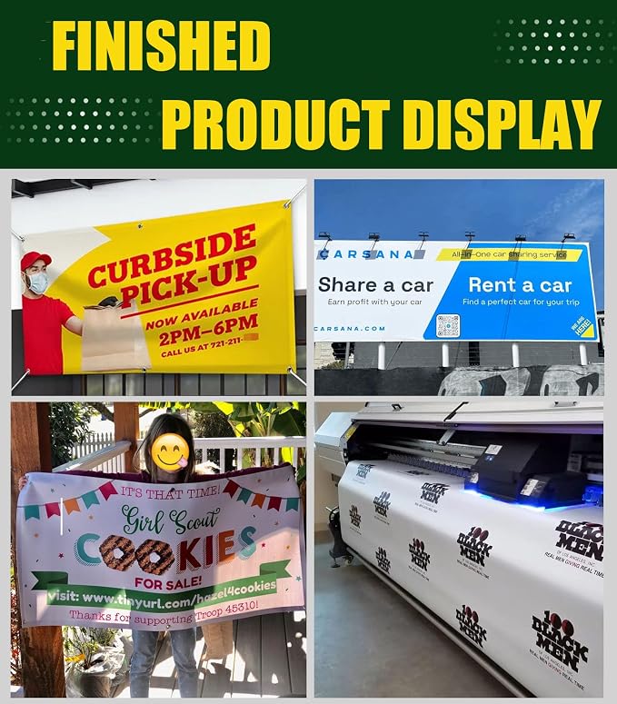 Custom Banner Custom Vinyl Banner 8'x30'- Personalized Customized Full Color - Image 2